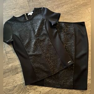 Calvin Klein Black Business Skirt Set